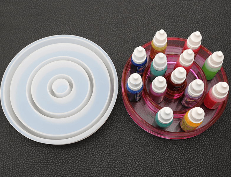 Circular Makeup Organizer Silicone Mold - amazitshop