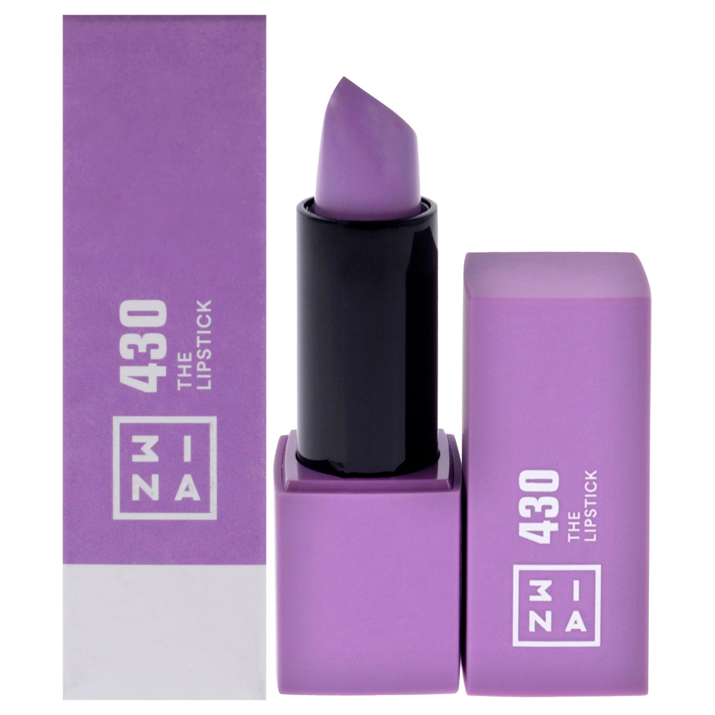 The Lipstick - 430 Vivid Lavanda by 3Ina for Women - 0.16 oz Lipstick