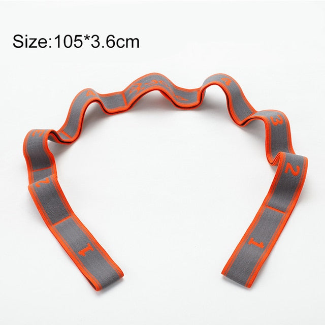 Yoga Pull Strap Belt Polyester Latex Elastic Latin Dance Stretching Band Loop Yoga Pilates