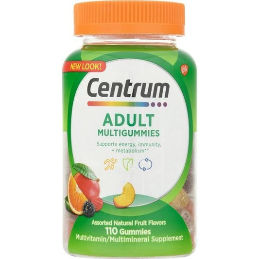 Centrum Multigummies, Adult, Assorted Natural Fruit Flavors