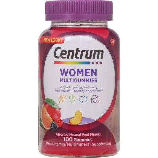 Centrum Women Multigummies, Assorted Natural Fruit Flavors
