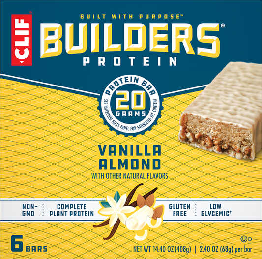 CLIF BUILDERS Vanilla Almond Protein Bars