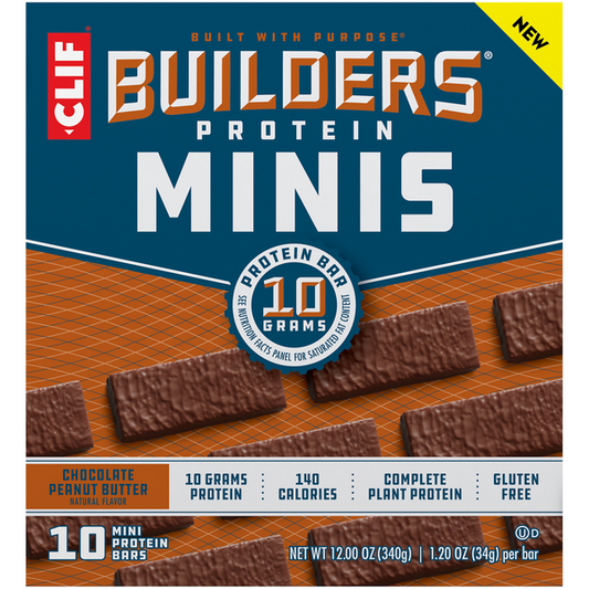 CLIF Builders Protein Minis, Chocolate Peanut Butter