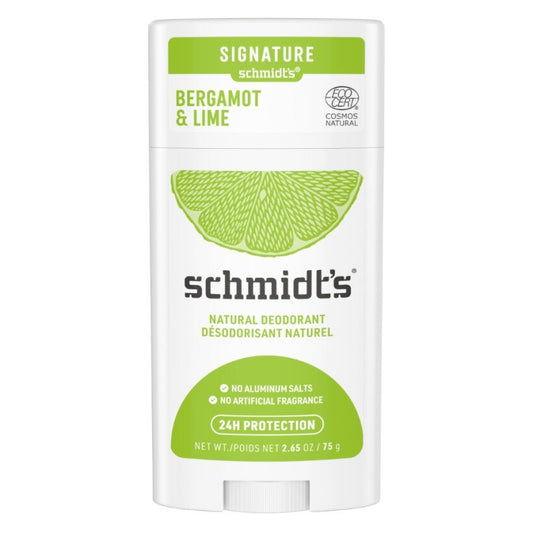 Schmidt's Deodorant - Bergamot+Lime Signatur Deodorant, 75 g