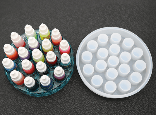 Circular Makeup Organizer Silicone Mold - amazitshop