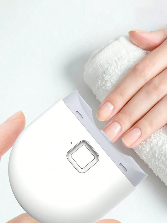 1pc Plastic Electric Nail Clipper, Modernist Automatic Nail Clipper For Home