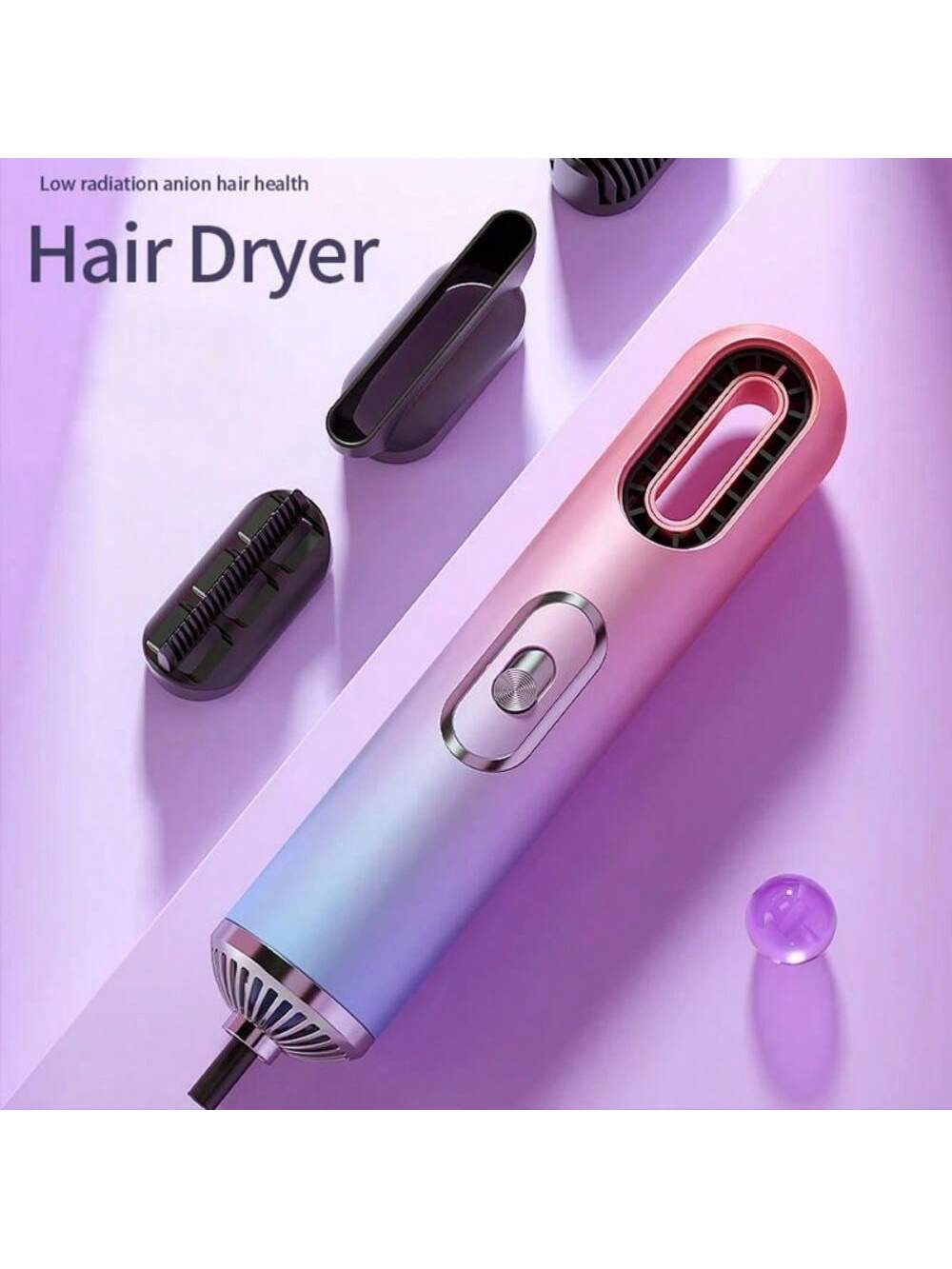 3 In 1 Mini Portable Hair Dryer 3 Gear Cold Warm Hot Wind Thermostatic Professional Hair Dryer