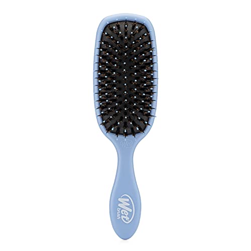 Wet Brush Shine Enhancer Hair Brush, Sky - Exclusive Ultra-soft IntelliFlex Bristles - Natural Boar Bristles Leave Hair Shiny And Smooth For All Hair Types - For Women, Men, Wet And Dry Hair