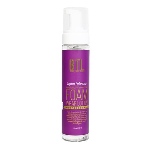 VANESSA BTL Professional Moisture Sculpting Foam Wrap Lotion, Supreme Performance (Purple Bottle)