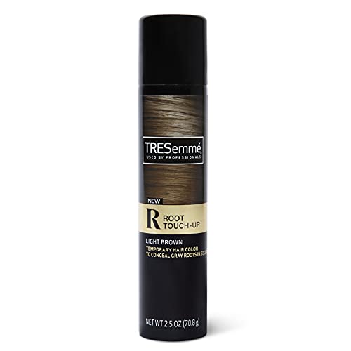 TRESemmé Root Touch-Up, Light Brown Hair Temporary Hair Color, Ammonia-free, Peroxide-free Root Cover Up Spray 2.5 oz