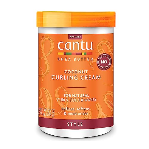 Cantu Shea Butter for Natural Hair Coconut Curling Cream, 25 Ounce