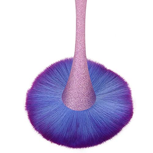 Colorful Nail Dust Removal Brush Cosmetic Brush Acrylic UV Gel Nail Powder Makeup Foundation Brush, Nail Art Dust Brush Manicure Tool[04], Nail Dust Cleaner Nail BrushesFeet, Hand-Nail Tools