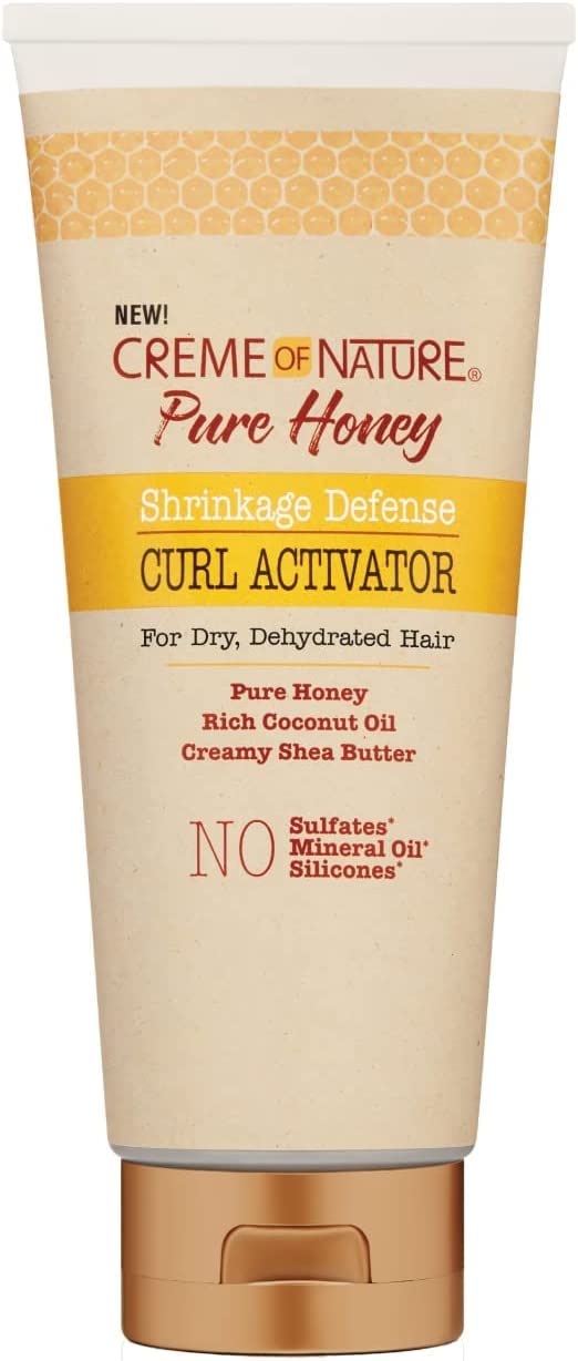 Creme Of Nature, Curl Activator Pure Honey, Coconut Oil And Shea Butter Formula, For Dry Dehydrated Hair, 10.5 Oz