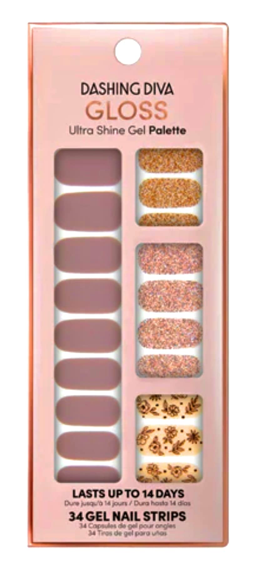 Ultra Shine Gel Nail Strips Lavendar Dreams 34 Strips