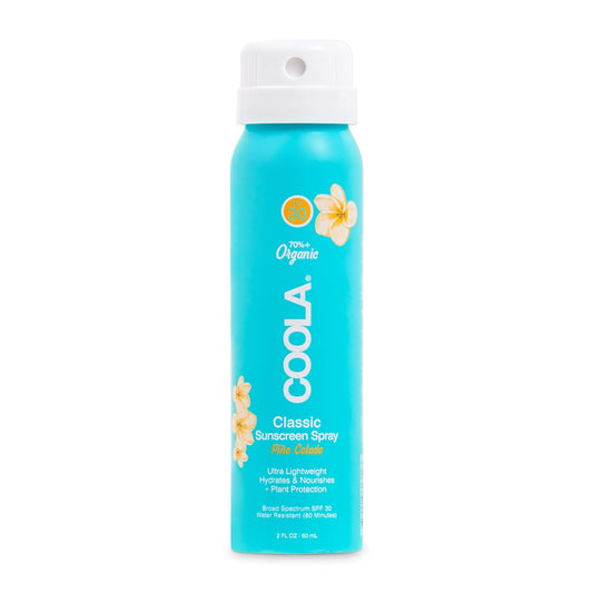 COOLA Organic Sunscreen SPF 30 Sunblock Spray, Dermatologist Tested Skin Care for Daily Protection, Vegan and Gluten Free, Pi–a Colada
