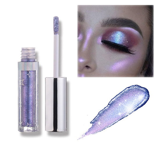 Ardorlove Long Lasting Waterproof Highly Pigmented Shining Shimmer Glitter Liquid Eyeshadow Metallic Pigments Makeup Metals Gloss Gift For Lady For Party Festival 12 Colors (A9)