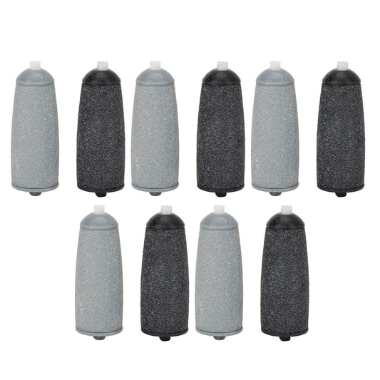 10pcs Replacement Roller Heads, Coarse Fine Refill Heads Accessory for Electric Foot Callus Remover
