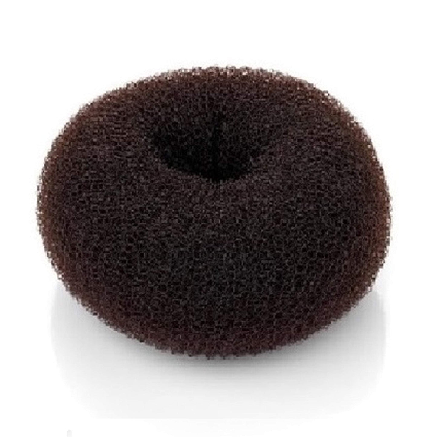 Beaute Galleria Hair Donut Bun Maker Ring Style Mesh Chignon Ballet Sock Bun (X-Large, Brown)