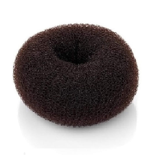 Beaute Galleria Hair Donut Bun Maker Ring Style Mesh Chignon Ballet Sock Bun (X-Large, Brown)