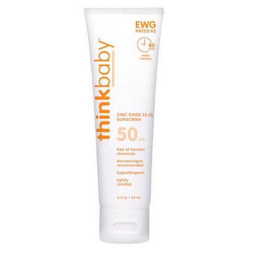 Thinkbaby, ThinkBaby Sunscreen SPF 50+, 3 oz