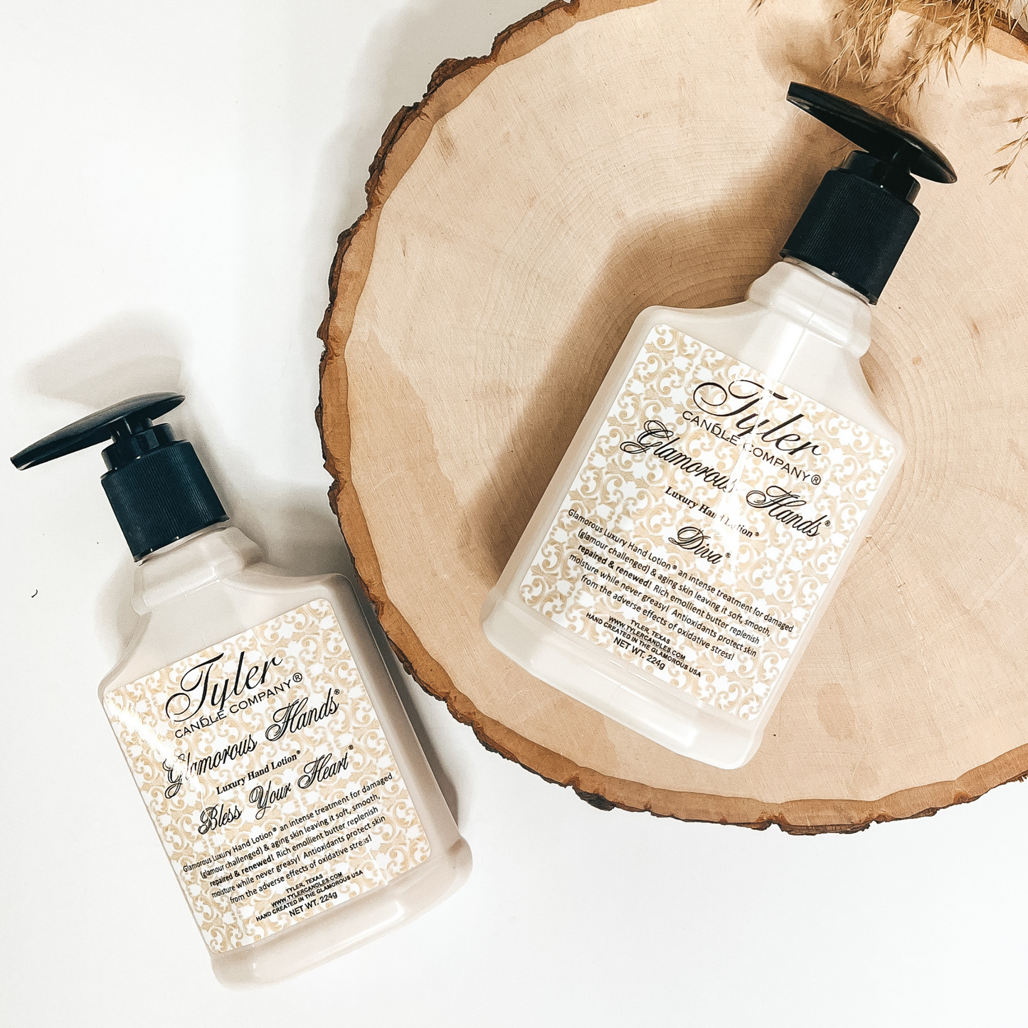 Tyler Candle Company | 8 oz Glamorous Hands Luxury Hand Lotion | Various Scents