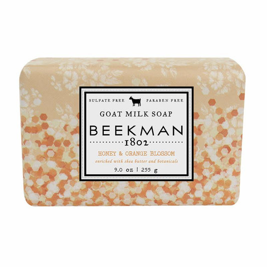Beekman Goat Milk Bar Soap 9oz 225g - Honey & Orange Blossom