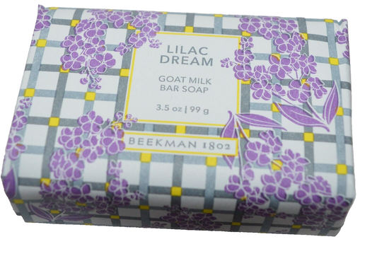 Beekman Goat Milk Bar Soap 9oz 255g - Lilac Dream
