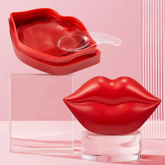 20Pcs Red Collagen Lip Mask