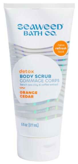 The Seaweed Bath Co Body Scrub, Detox, Orange Cedar