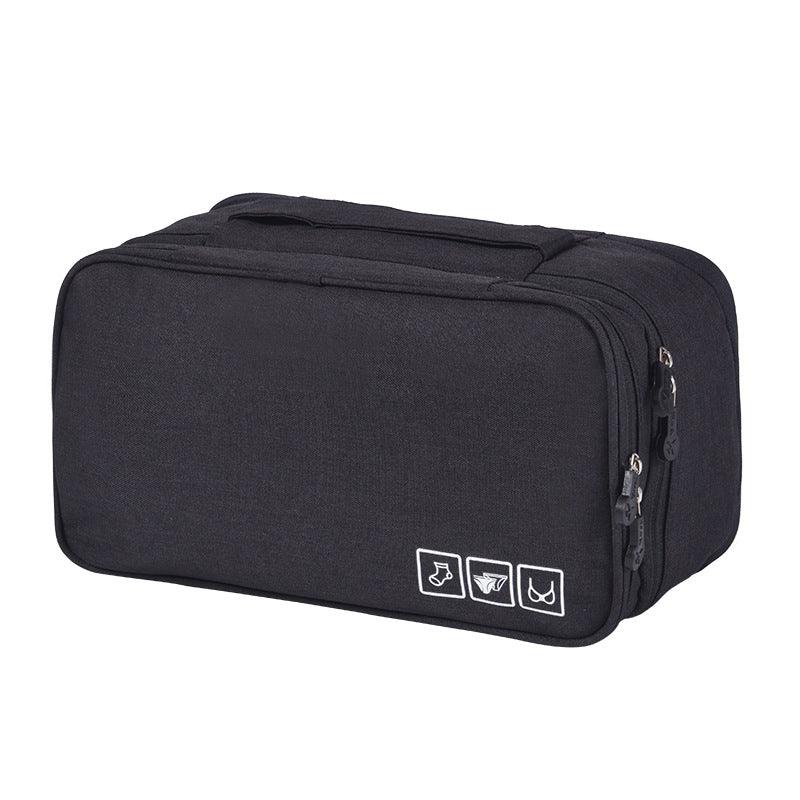 Travel Makeup Bags Women Multi-function 3-shelf Underwear Storage Bag - amazitshop