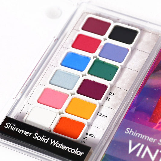 Vintage Water Colour Nail Art Paints